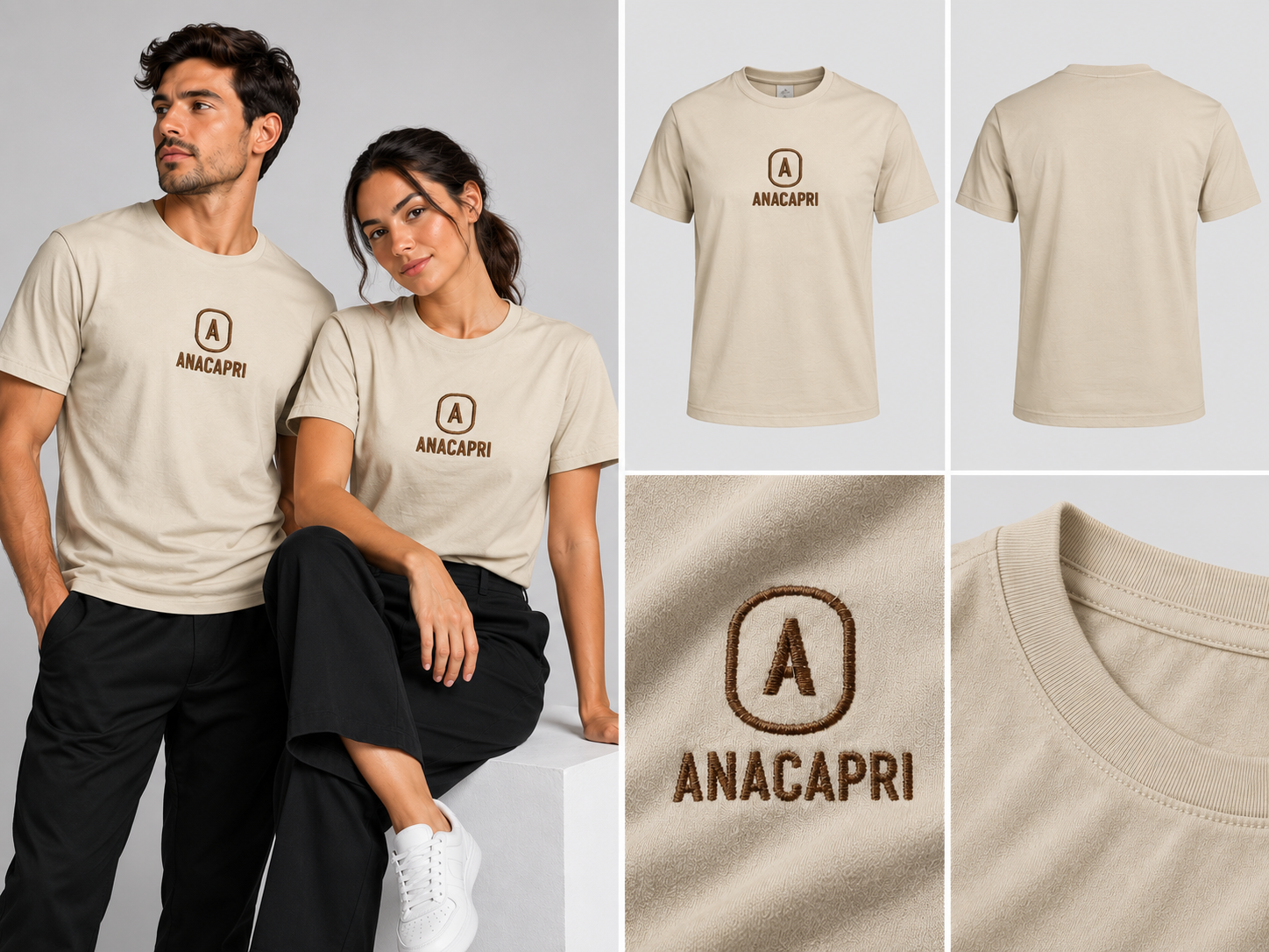 Camiseta Personalizada Bordada | Anacapri